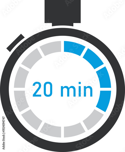 Twenty Minute Timer Icon