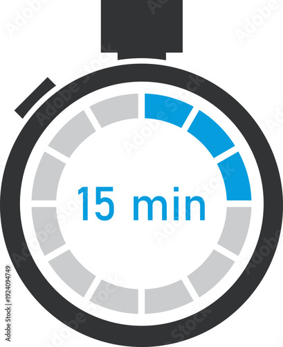 Fifteen Minute Timer Icon