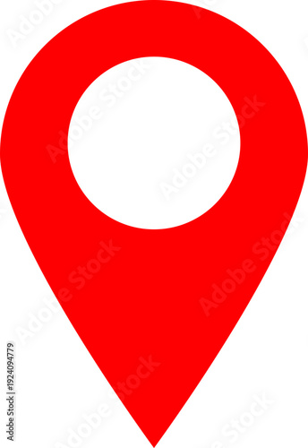 Red Map Pin Icon