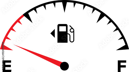 Low Fuel Gauge Indicator