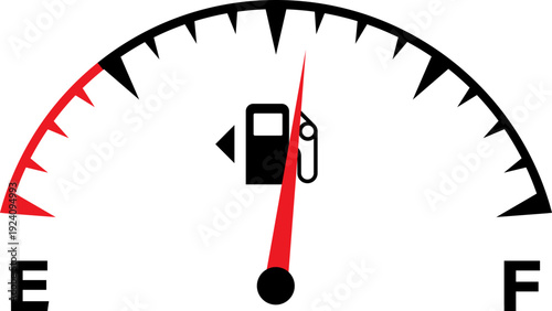 Low Fuel Gauge Indicator