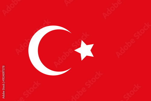 Turkish Flag Crescent Star