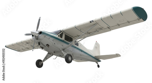 Isolated single-engine bush airplane with short takeoff and landing capability is ready to fly