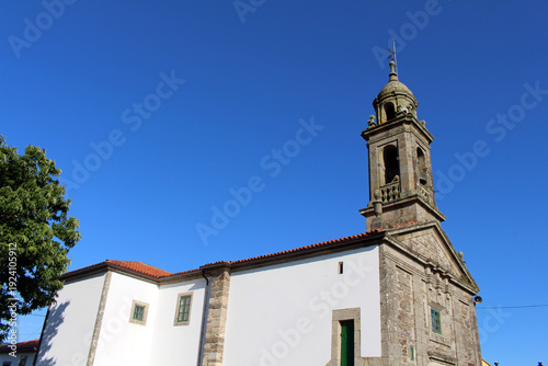 Iglesia de Santa Eulalia de Arca Exterior in Pedrouzo July 2024
