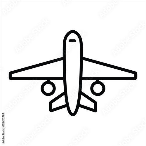 Refined air cargo company logo with a clean airplane silhouette