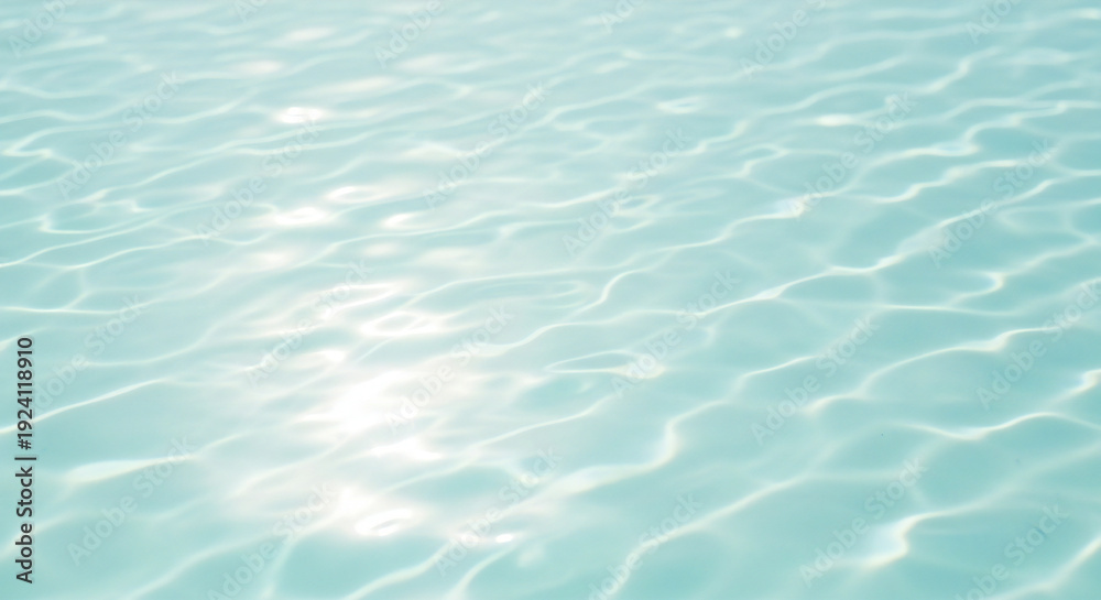 Fototapeta premium Light Aqua Water Ripple Fresh Summer Background