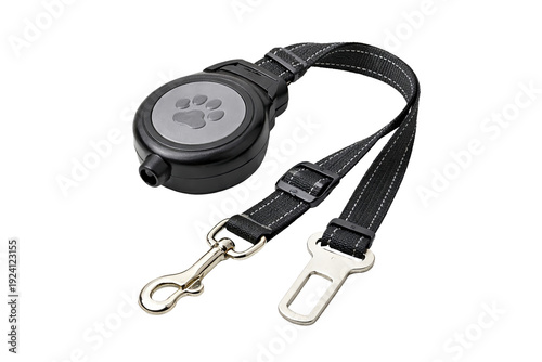 Retractable Dog Leash with Adjustable Strap – Pet Walking Accessory Isolated on transparent background