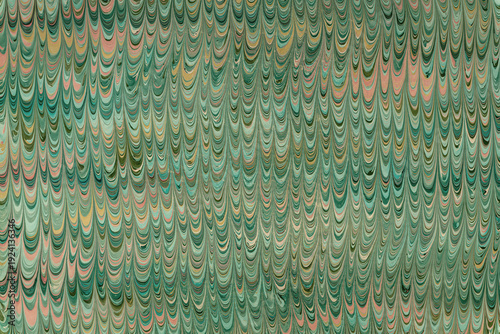 Marbled paper creating an abstract swirled texture background