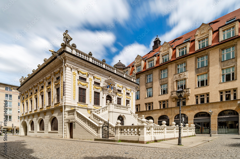 Obraz premium Old Stock Exchange, Leipzig, Germany