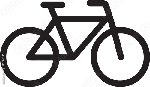 Bicycle icon bike vector symbol