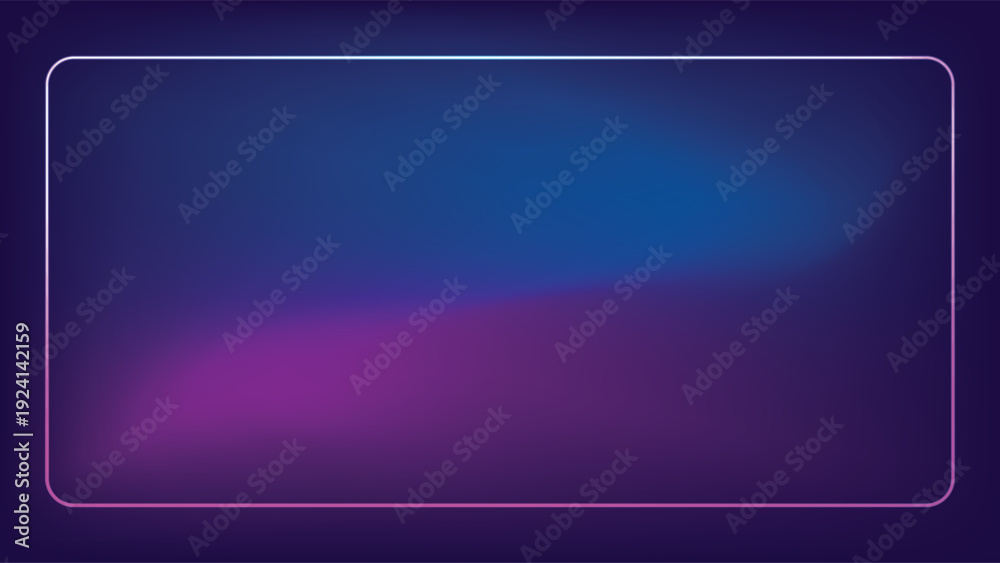 Naklejka premium Blue abstract background vector design. Blue and purple color gradation background. Suit for banner, backdrop, award, presentation and others