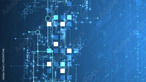 Abstract background on technological and scientific topics. Vector format.