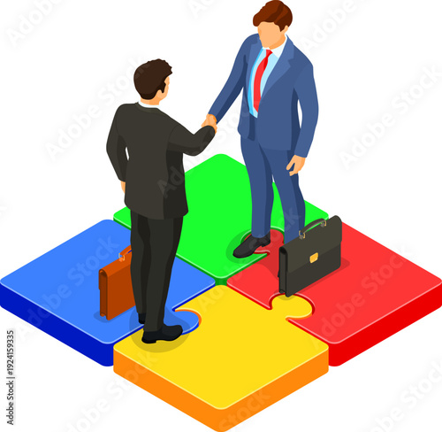 Partnership, Handshake Business Mans, B2B