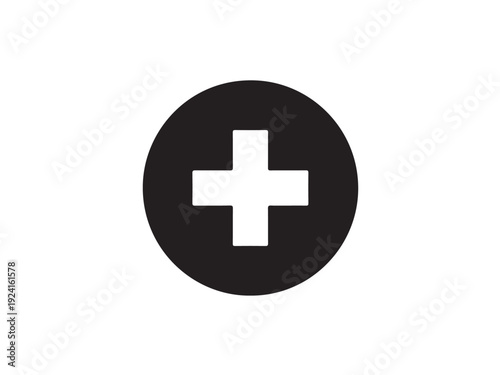 medical cross icon and illustration design