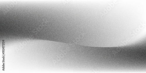 Grey gradient grain texture background gray black white monochrome smooth grainy backdrop design copy space