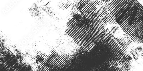 Black and white textured background with diagonal lines and speckles grunge