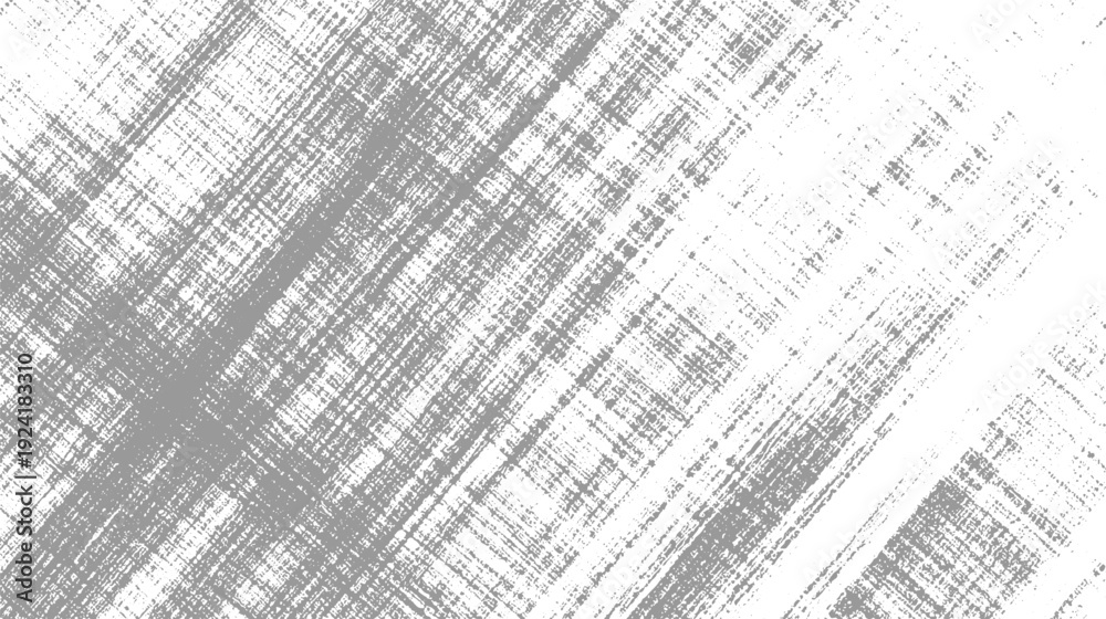 Obraz premium Abstract grey and white distressed diagonal brush stroke pattern texture