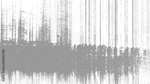 Abstract grey and white textured pattern resembling sound waves or digital data streams