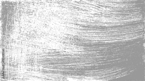 Abstract textured background with horizontal grey brush strokes and white speckles