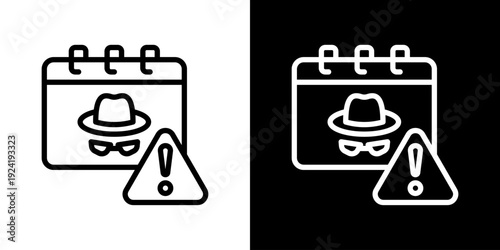 Zero Day Icon Set Vector Collection Isolated In Black And White