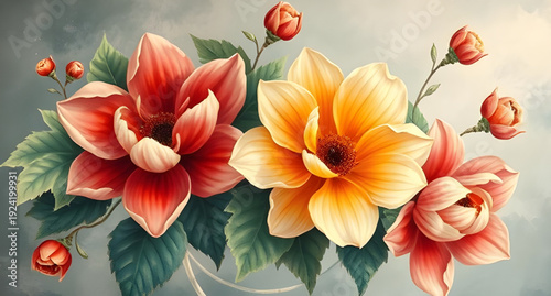 vintage, floral, flowers, oilpainting, art, painting, stilllife, bouquet, petals, bloom, antique, retro, classic, rustic, elegant, romantic, texture, brushstroke, canvas, pigment, muted, earthy, soft,