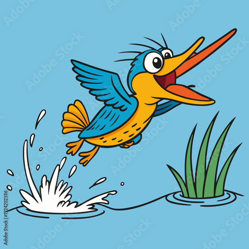 vector illustration of a fish