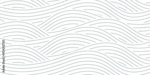 Sea waves layered vector background illustration and sea beach