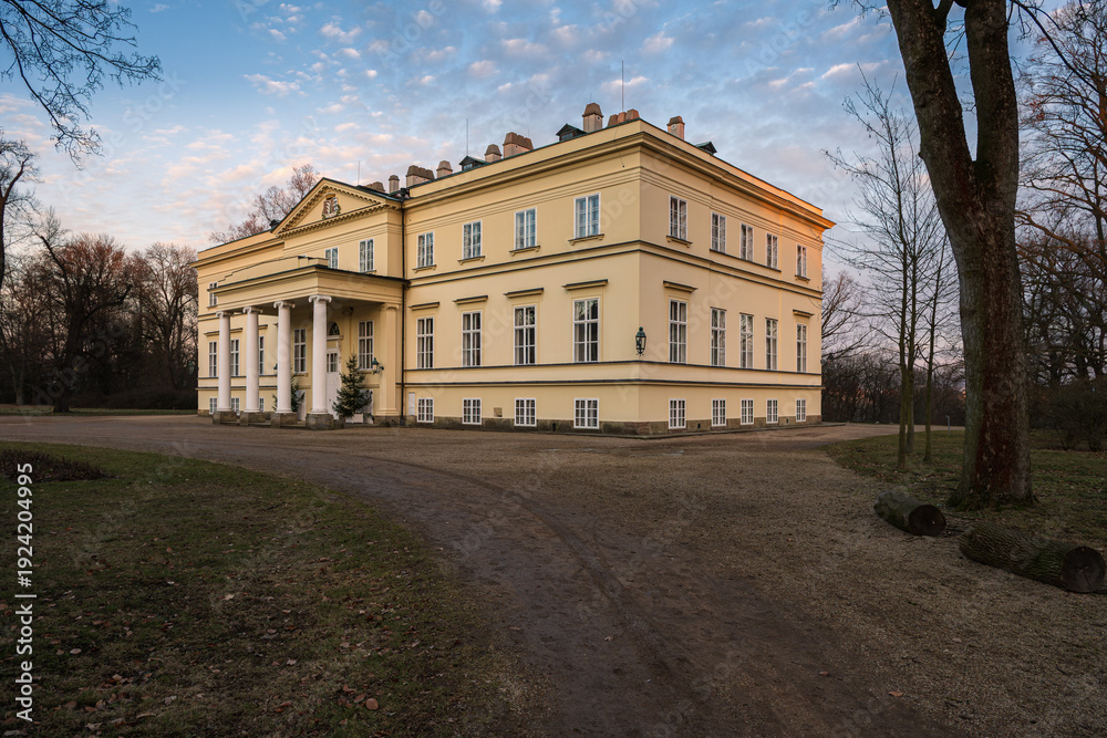 Fototapeta premium New Chateau (Nový zámek) in Kostelec nad Orlicí, Czech Republic