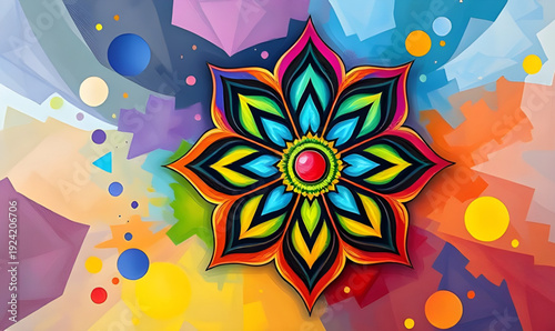 abstract, spiritual, lotus, flower, oilpainting, art, painting, meditation, zen, calm, peace, harmony, balance, chakra, energy, aura, sacred, divine, mindfulness, yoga, serenity, tranquility, enlighte