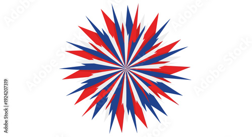 Comic book style explosive burst with wham sound effect illustration