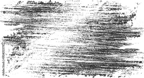 Black horizontal brush strokes on white background abstract texture