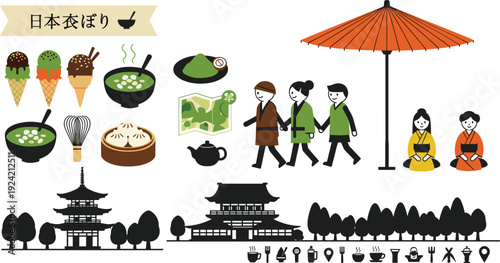 Collection of cute kawaii sea creatures featuring dolphin octopus orca whale narwhal stingray seahorse turtle crab jellyfish and starfish isolated on white background for children design.