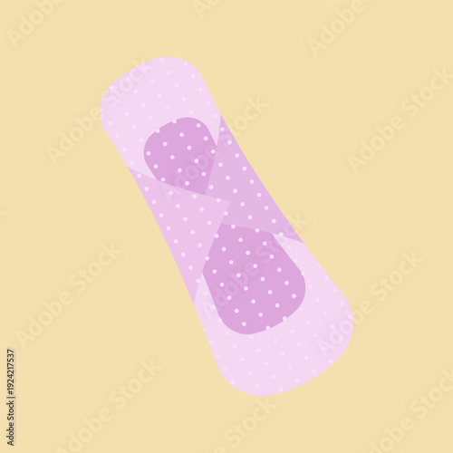 Flat Menstrual Hygiene Products and Cycle Care Icons Set