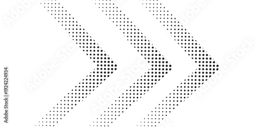 Dynamic Halftone Dotted Arrow Graphics Set; Retro Y2K Aesthetic Directional Pointers for Modern Web UI, Motion Design Elements, and High-Impact Marketing Social Media Campaign Visuals