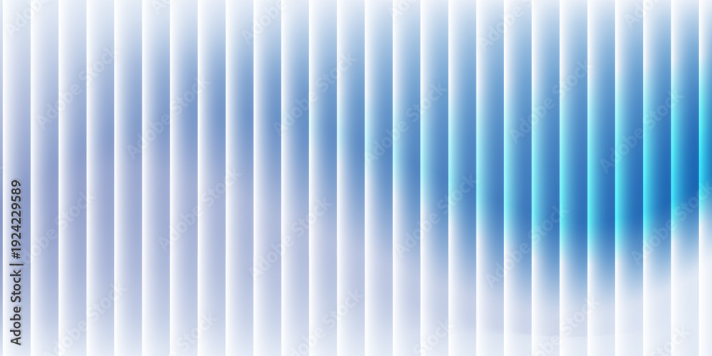 Obraz premium Abstract texture background with soft blue gradient, vertical ripple lines and frosted translucent effect. light pattern