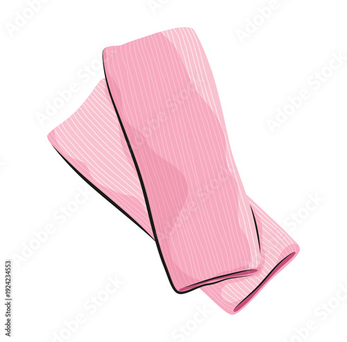 Ballet leggings, leg warmers vector isolated illustration