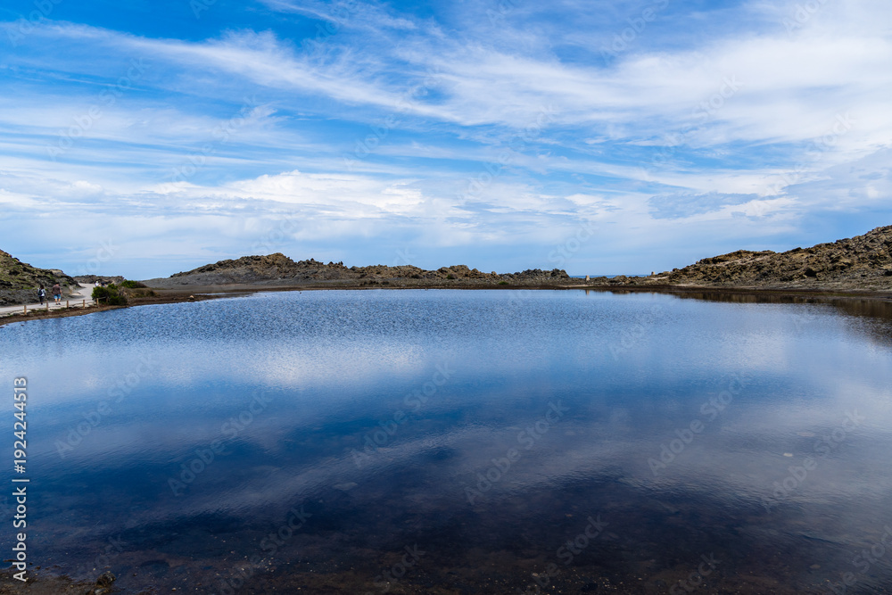 custom made wallpaper toronto digitalScenic view of a tranquil sea in Menorca under a bright blue sky. Favaritx area
