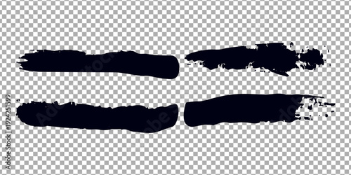 Set abstract of vector paint brush. Brushes set elements. Dirty watercolor texture box frame grunge background simple abstract modern art