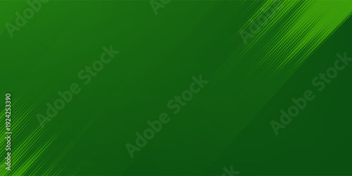 Modern green sporty background template vector with shiny lines and lights. frame nature art