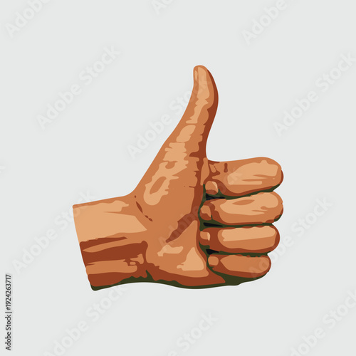 hand showing thumbs up