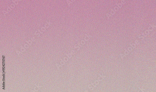 Abstract light pink color gradient background grainy noise texture effect dark design