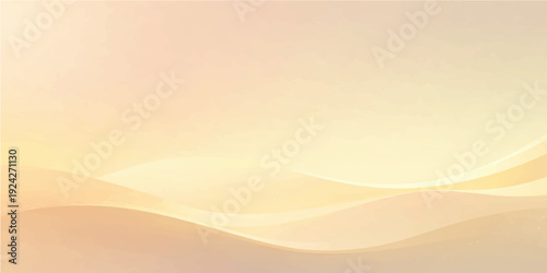 Bright summer wallpaper featuring an artistic vector illustration of orange and yellow gradient waves on beach sand with elegant light lines and a desert texture design