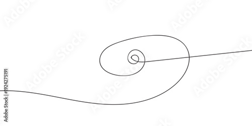 Thin line wavy abstract vector background. Curve wave seamless pattern.