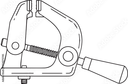 Manual hole punch with handle for easy paper processing