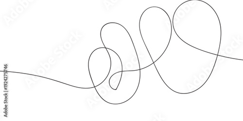 Thin line wavy abstract vector background. Curve wave seamless pattern.