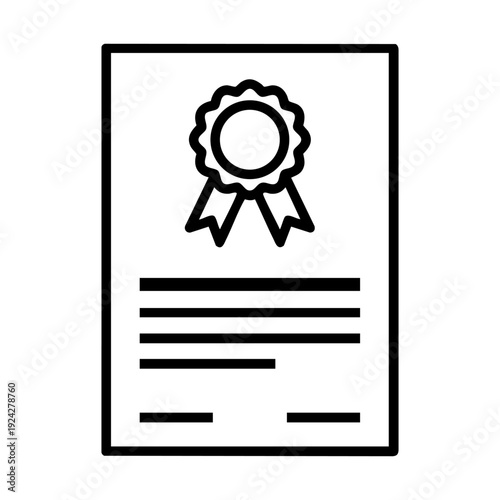 certificate with ribbon seal