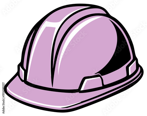 Pink Safety Hard Hat for Construction or Industrial Work
