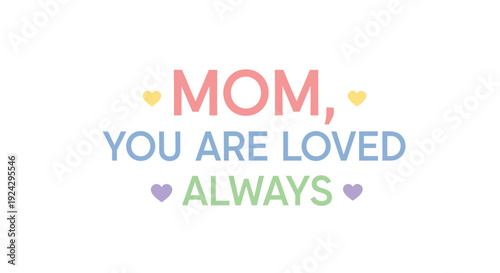 Mother's Day quote vector