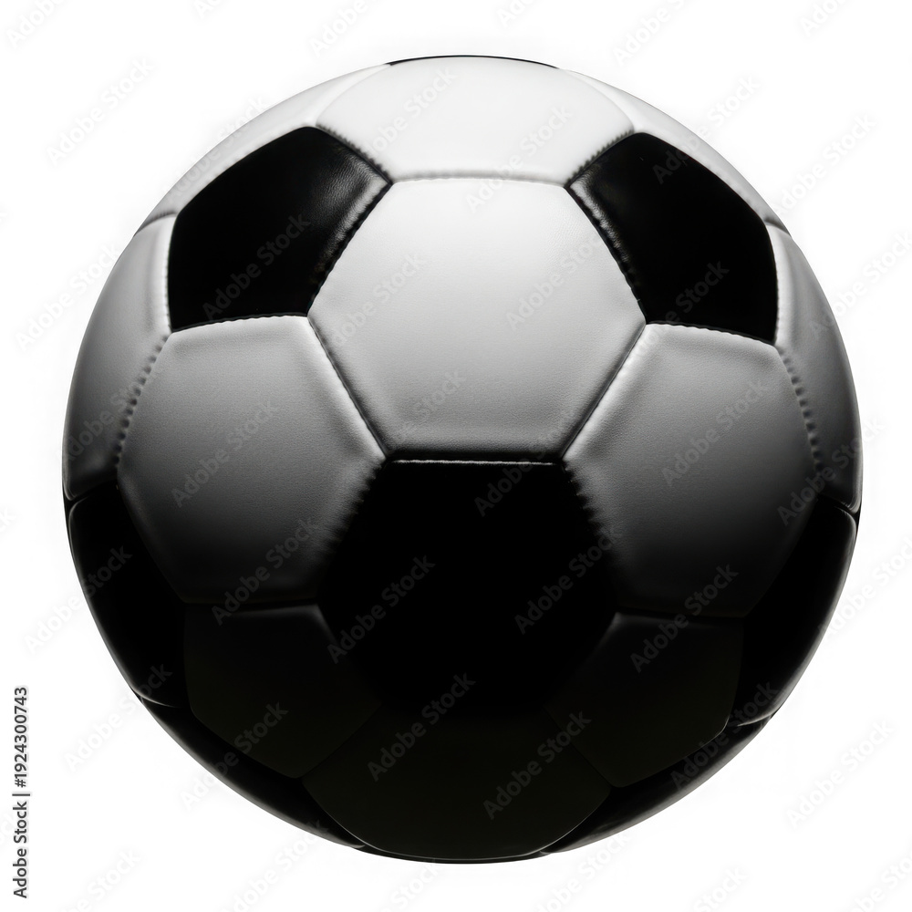 Fototapeta premium Soccer ball isolated on transparent background