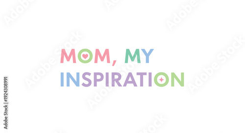 Inspirational quote typography